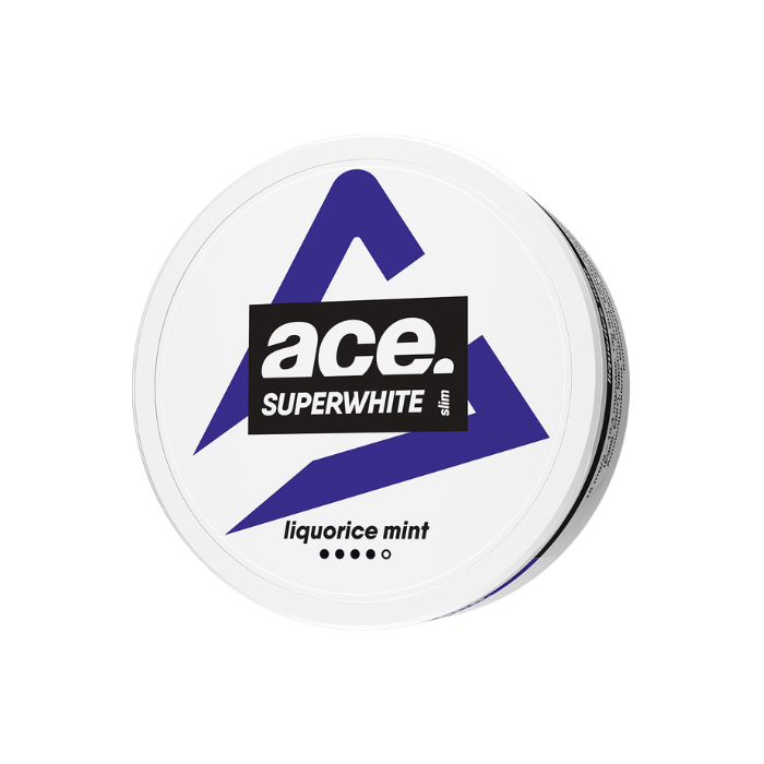 ace. superwhite - Opakowanie Snus: liquorice mint