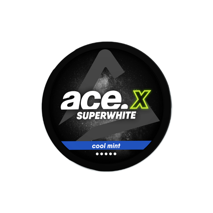 ace.x superwhite - Opakowanie Snus: cool mint
