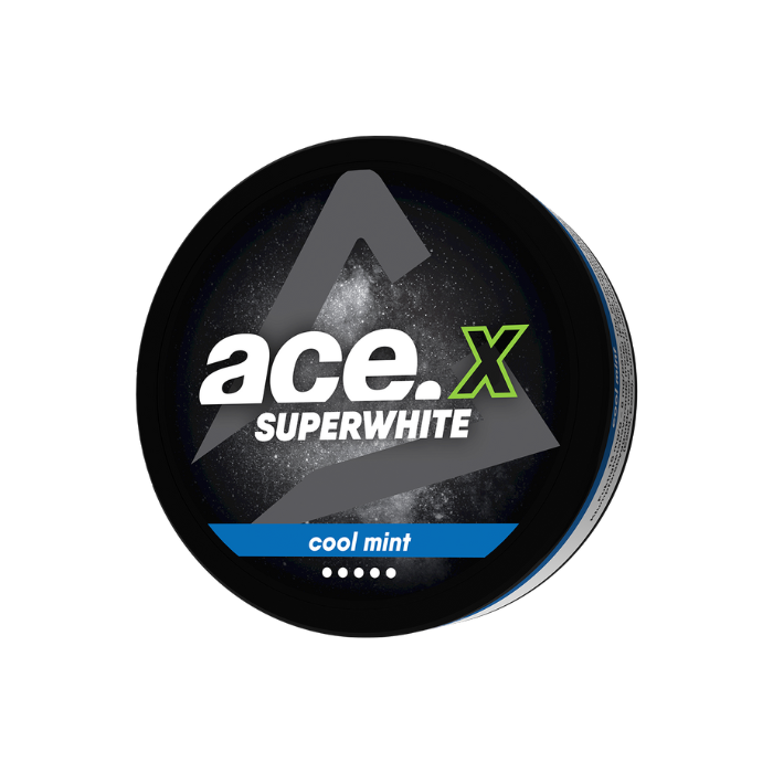 ace.x superwhite - Opakowanie Snus: cool mint