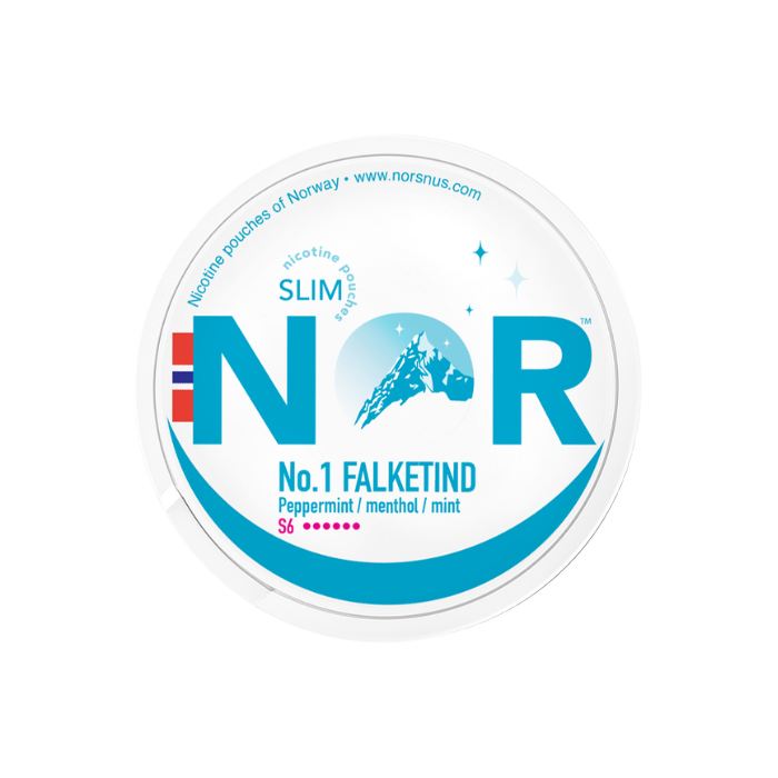 NOR - Opakowanie Snus: falketind, peppermint, menthol, mint