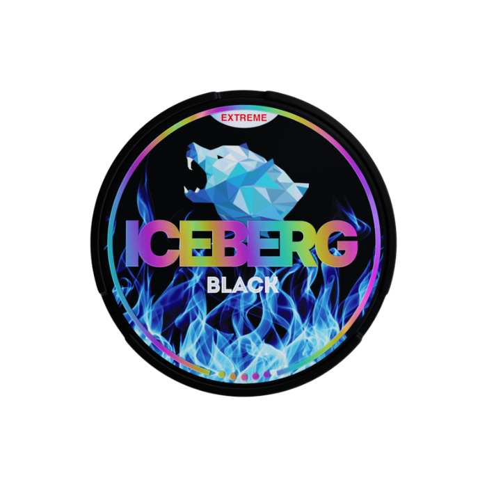 ICEBERG - Opakowanie Snus: black