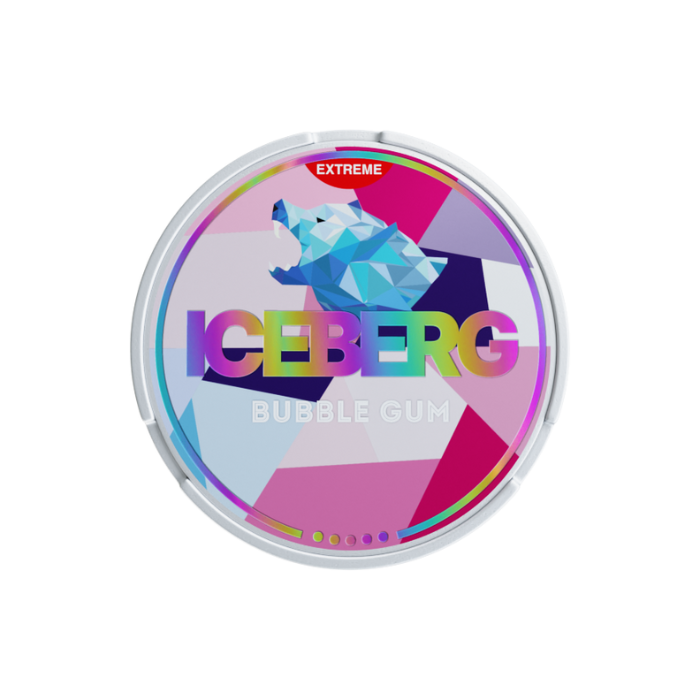 ICEBERG - Opakowanie Snus: bubble gum