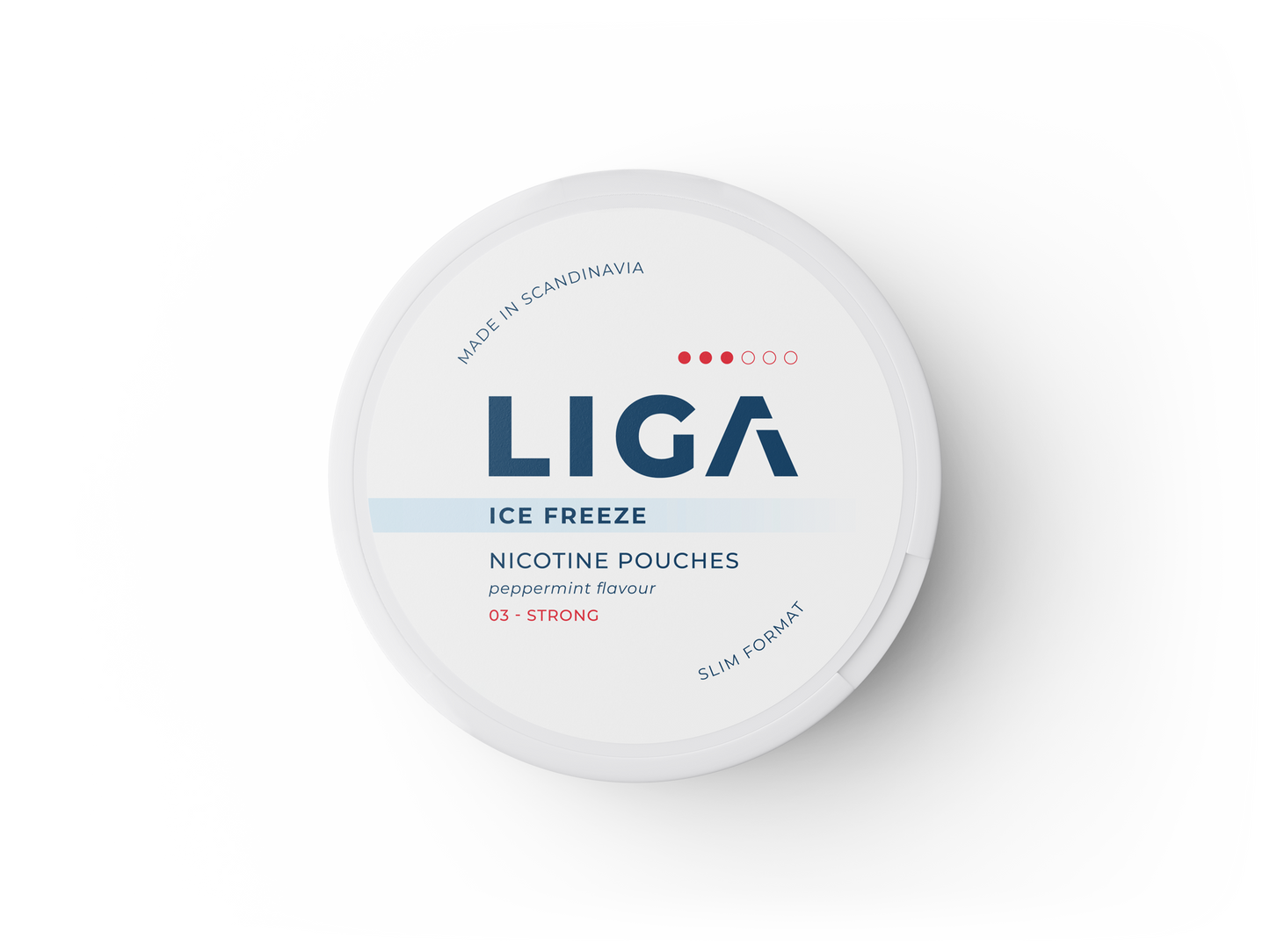 LIGA -Opakowanie Snus: Ice Freeze, peppermint flavour, 03 strong