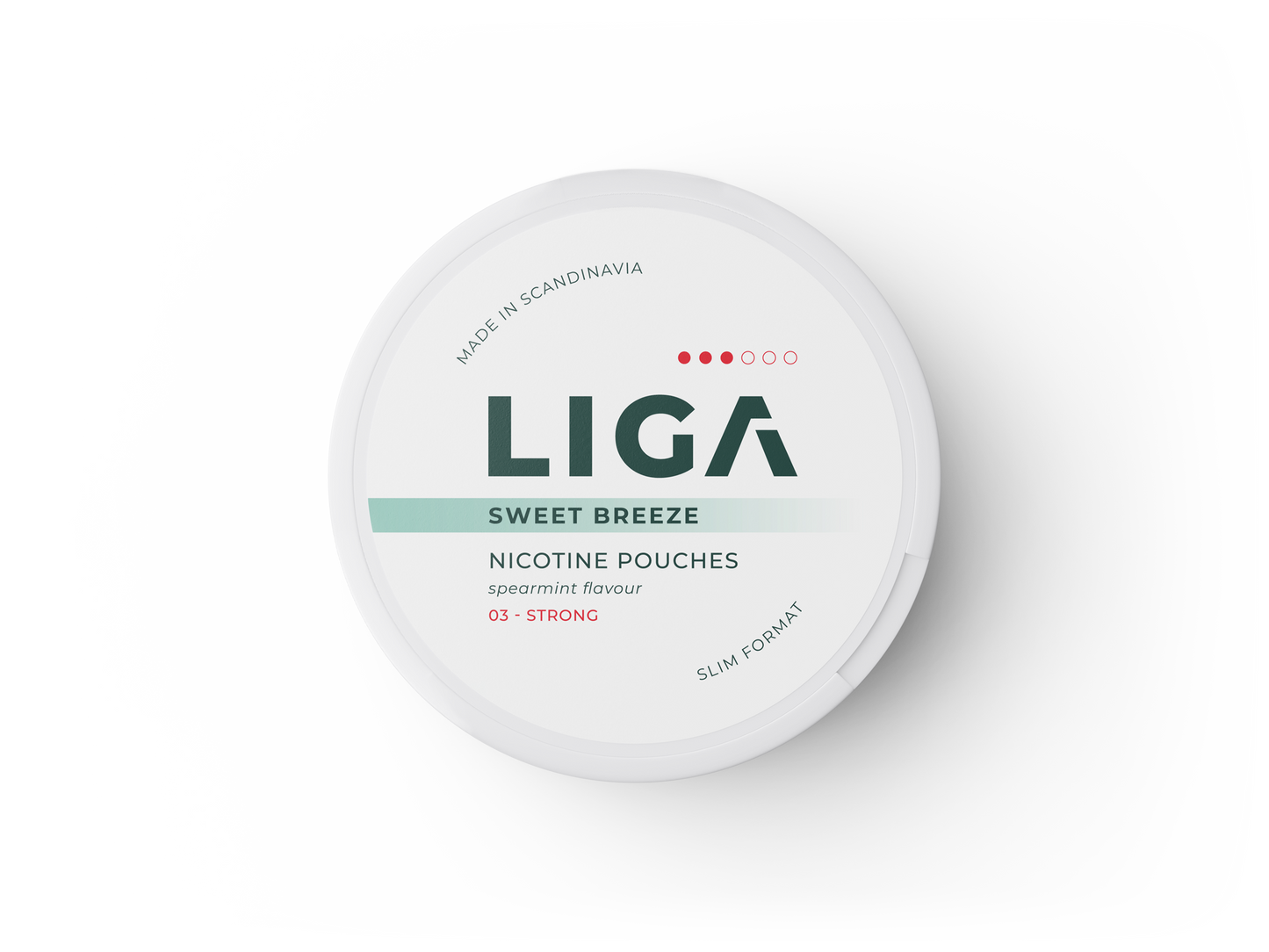 LIGA -Opakowanie Snus: Sweet Breeze, spearmint flavour, 03 strong