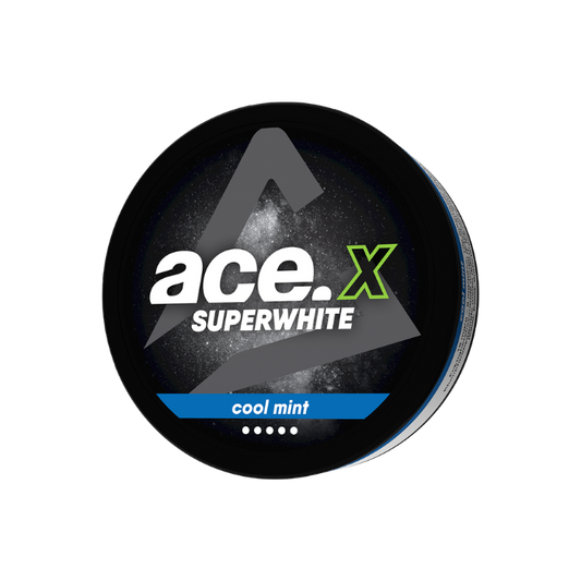 ace.x superwhite - Opakowanie Snus: cool mint