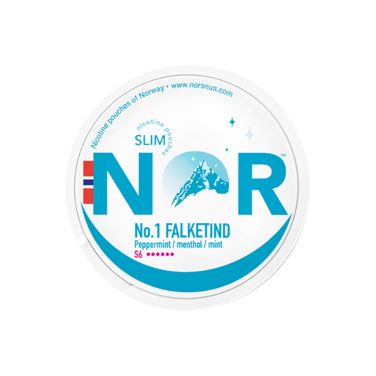 NOR - Opakowanie Snus: falketind, peppermint, menthol, mint