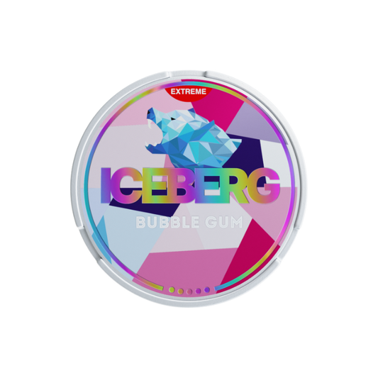 ICEBERG - Opakowanie Snus: bubble gum