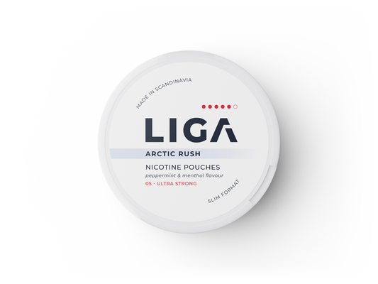 LIGA -Snus Opakowanie: Arctic Rush, peppermint & menthol flavour, 05 - ultra strong