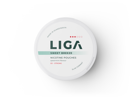 LIGA -Opakowanie Snus: Sweet Breeze, spearmint flavour, 03 strong